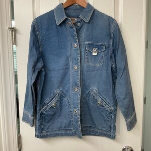 Vintage Blue Denim Lauren Barn Jacket/size PM